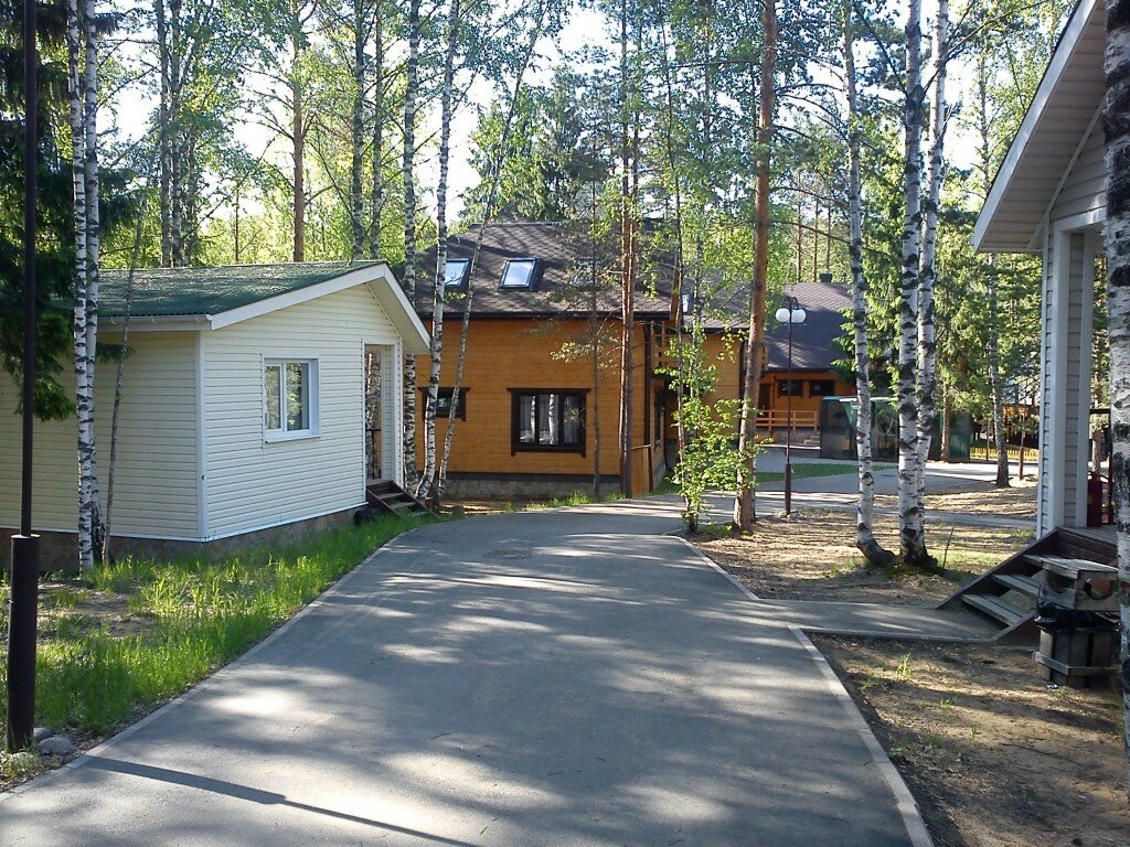 ИНФОТУСОВКА, домики где мы проживали, лето 2012.